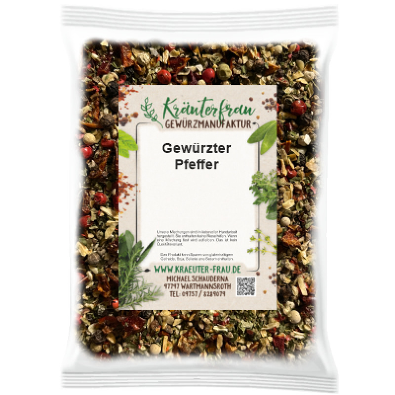 Gewürzter Pfeffer - grob geschrotet - 45 g